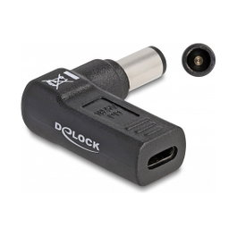 DeLOCK Adaptador para cable de carga de portátil USB Type-C™ a Dell 7,4 x 5,0 mm 90°