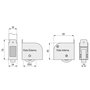 Q&Q Rueda Rexton Espesor 30 Blanco Sin Freno Derecha Doble Pared R9010
