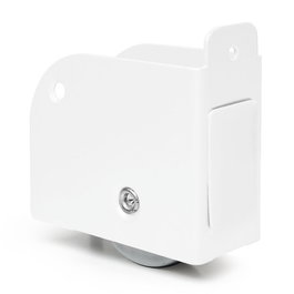 Q&Q Rueda Rexton Espesor 30 Blanco Sin Freno Derecha Doble Pared R9010