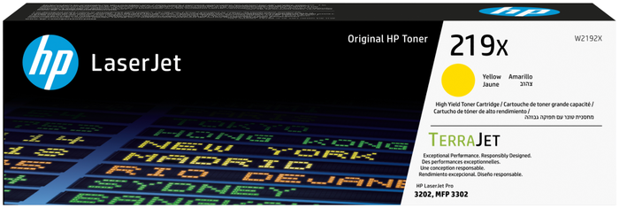 HP 219X Cartucho de Tóner Amarillo de Alto Rendimiento