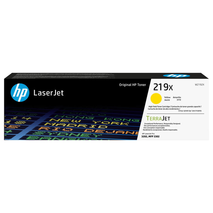 HP 219X Cartucho de Tóner Amarillo de Alto Rendimiento