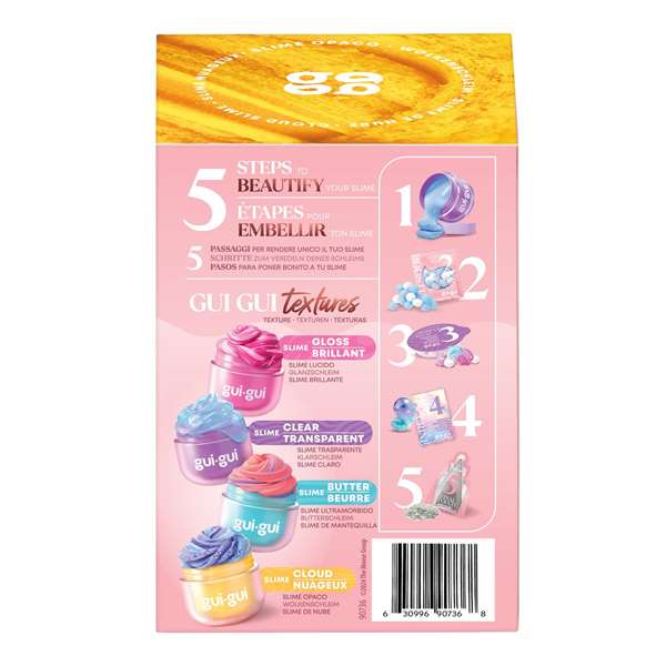 Moose Juego Slime Pack de Belleza Gui-Gui para Niños - Transforma tu Slime con Nuevas Texturas y Fragancias Únicas - Juego en Español