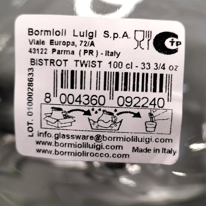 Bormioli Rocco Vaso bajo Diamond 39CL Transparente Bormioli Rocco Vaso bajo Diamond 39CL Transparente