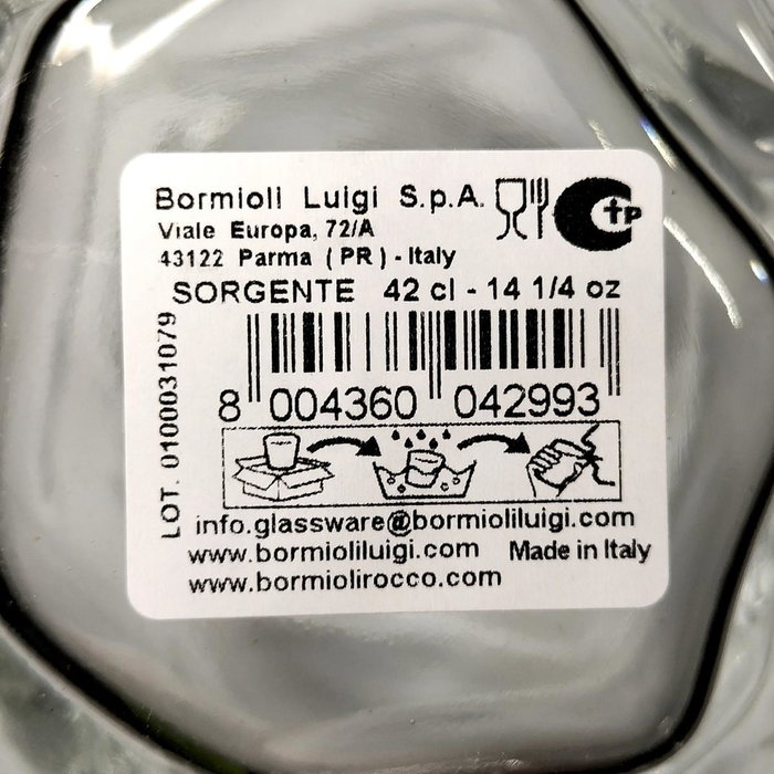 Bormioli Rocco Vaso bajo Diamond 39CL Transparente Bormioli Rocco Vaso bajo Diamond 39CL Transparente