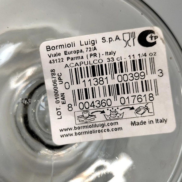 Bormioli Rocco Vaso bajo Diamond 39CL Transparente Bormioli Rocco Vaso bajo Diamond 39CL Transparente