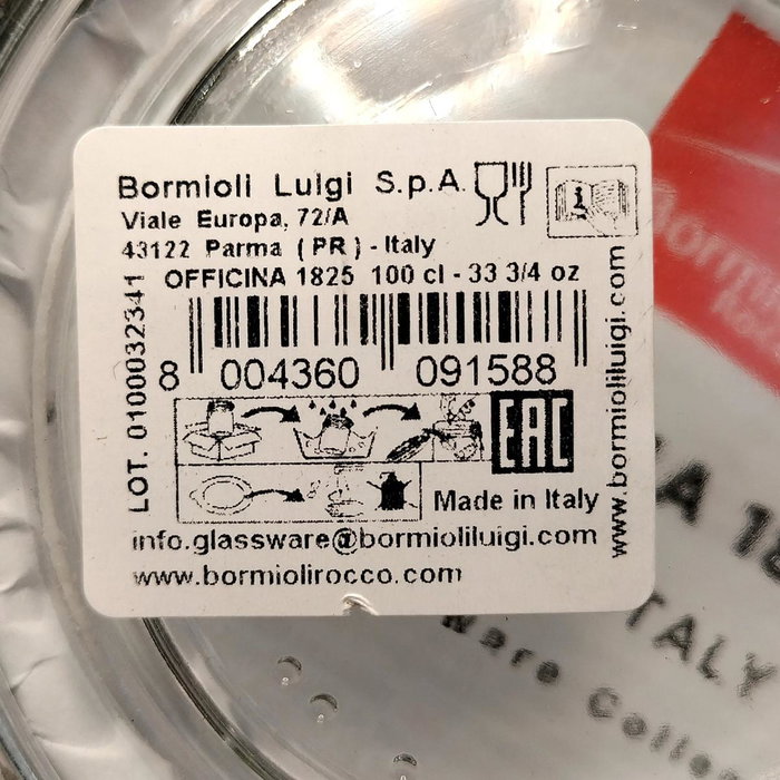 Bormioli Rocco Vaso bajo Diamond 39CL Transparente Bormioli Rocco Vaso bajo Diamond 39CL Transparente