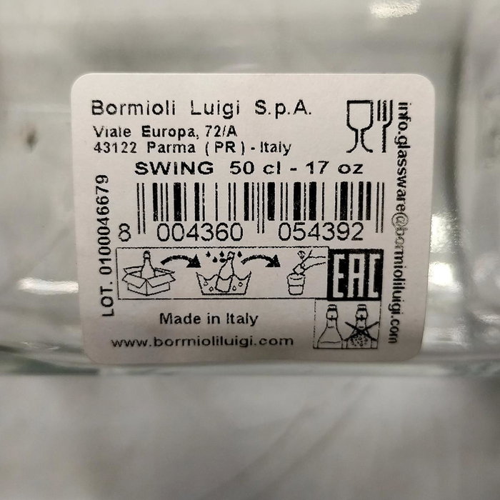 Bormioli Rocco Vaso bajo Diamond 39CL Transparente Bormioli Rocco Vaso bajo Diamond 39CL Transparente