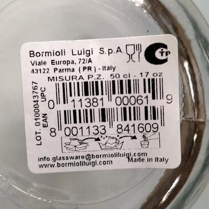 Bormioli Rocco Vaso bajo Diamond 39CL Transparente Bormioli Rocco Vaso bajo Diamond 39CL Transparente