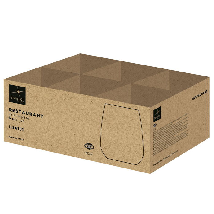 Bormioli Rocco Vaso bajo Diamond 39CL Transparente Bormioli Rocco Vaso bajo Diamond 39CL Transparente