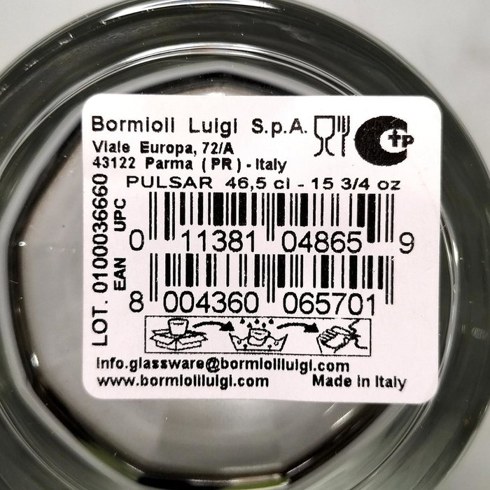 Bormioli Rocco Vaso bajo Diamond 39CL Transparente Bormioli Rocco Vaso bajo Diamond 39CL Transparente