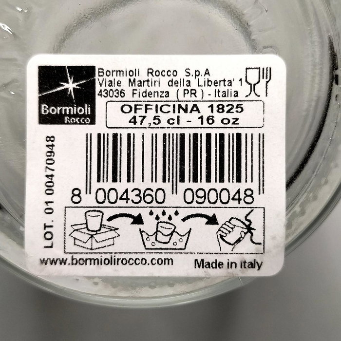 Bormioli Rocco Vaso bajo Diamond 39CL Transparente Bormioli Rocco Vaso bajo Diamond 39CL Transparente