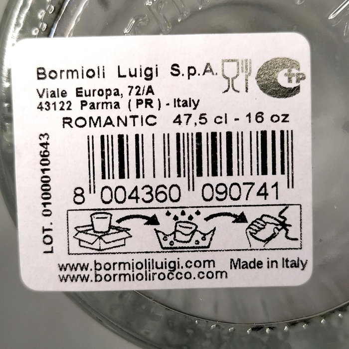 Bormioli Rocco Vaso bajo Diamond 39CL Transparente Bormioli Rocco Vaso bajo Diamond 39CL Transparente