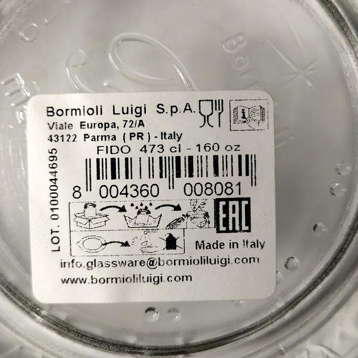 Bormioli Rocco Vaso bajo Diamond 39CL Transparente Bormioli Rocco Vaso bajo Diamond 39CL Transparente