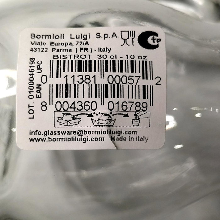 Bormioli Rocco Vaso bajo Diamond 39CL Transparente Bormioli Rocco Vaso bajo Diamond 39CL Transparente
