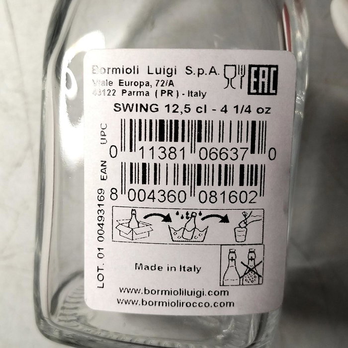Bormioli Rocco Vaso bajo Diamond 39CL Transparente Bormioli Rocco Vaso bajo Diamond 39CL Transparente