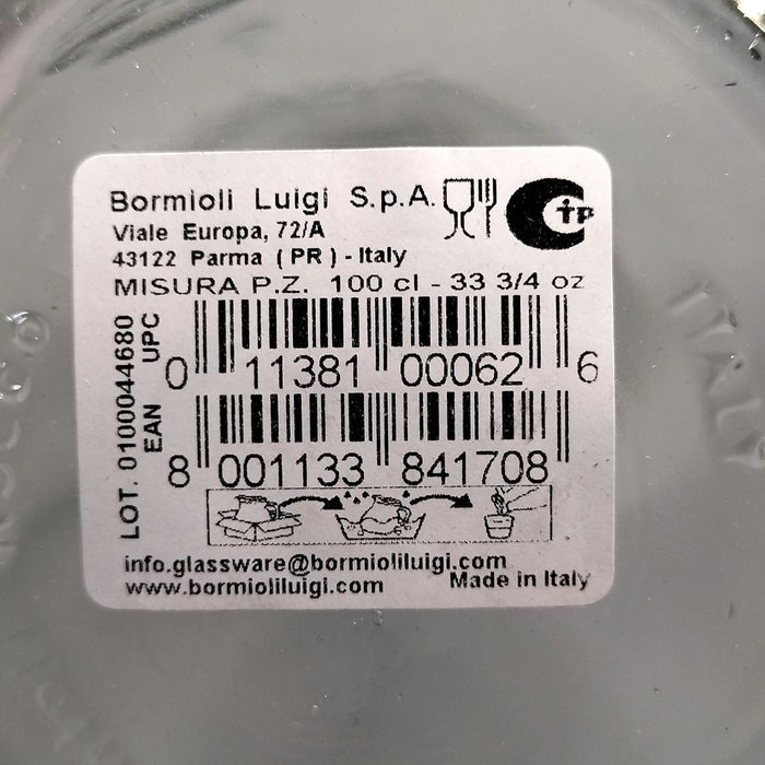 Bormioli Rocco Vaso bajo Diamond 39CL Transparente Bormioli Rocco Vaso bajo Diamond 39CL Transparente