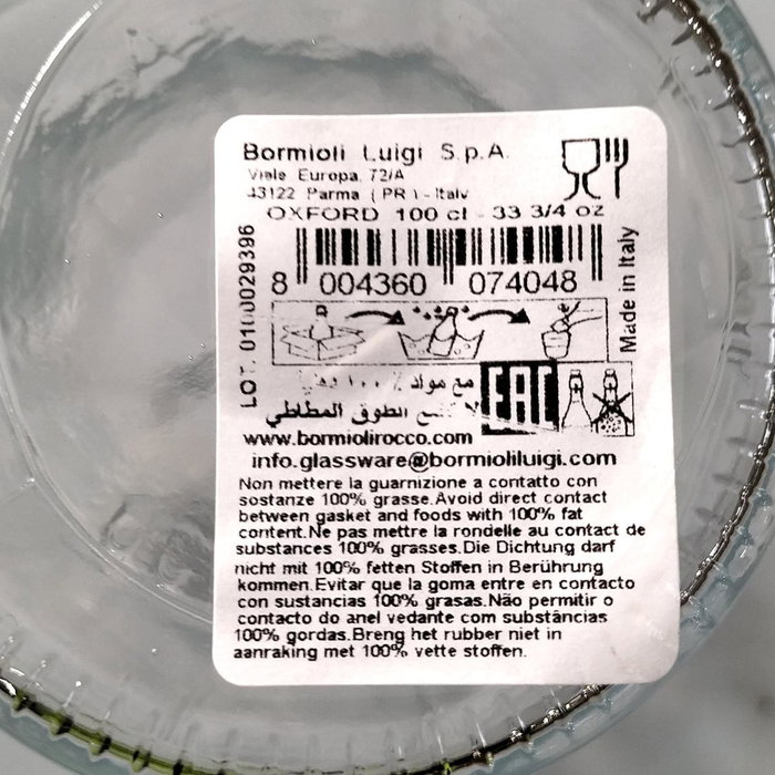 Bormioli Rocco Vaso bajo Diamond 39CL Transparente Bormioli Rocco Vaso bajo Diamond 39CL Transparente