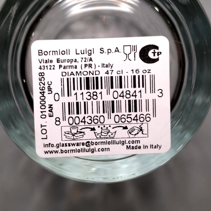 Bormioli Rocco Vaso bajo Diamond 39CL Transparente Bormioli Rocco Vaso bajo Diamond 39CL Transparente