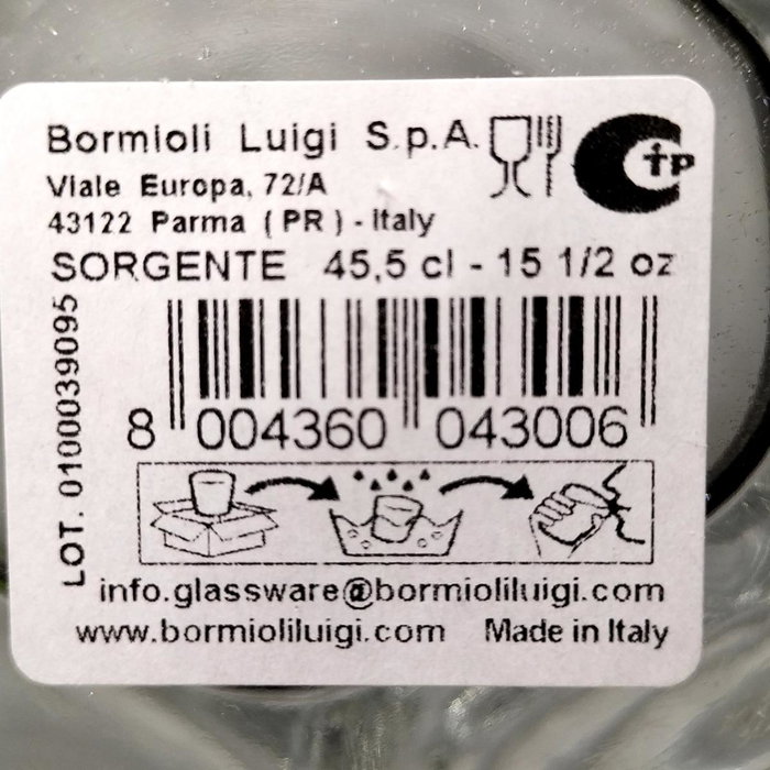 Bormioli Rocco Vaso bajo Diamond 39CL Transparente Bormioli Rocco Vaso bajo Diamond 39CL Transparente