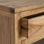 Ixia Mueble Recibidor Natural Madera Mindi 80 x 40 x 89 cm