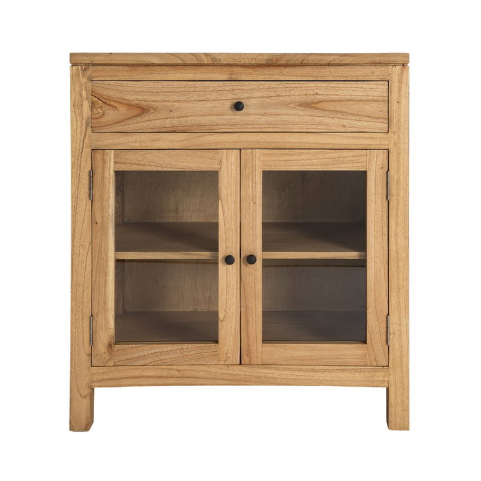 Ixia Mueble Recibidor Natural Madera Mindi 80 x 40 x 89 cm