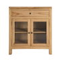 Ixia Mueble Recibidor Natural Madera Mindi 80 x 40 x 89 cm