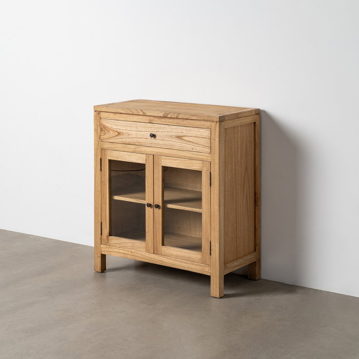 Ixia Mueble Recibidor Natural Madera Mindi 80 x 40 x 89 cm