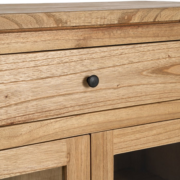 Ixia Mueble Recibidor Natural Madera Mindi 80 x 40 x 89 cm