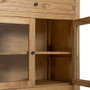 Ixia Mueble Recibidor Natural Madera Mindi 80 x 40 x 89 cm