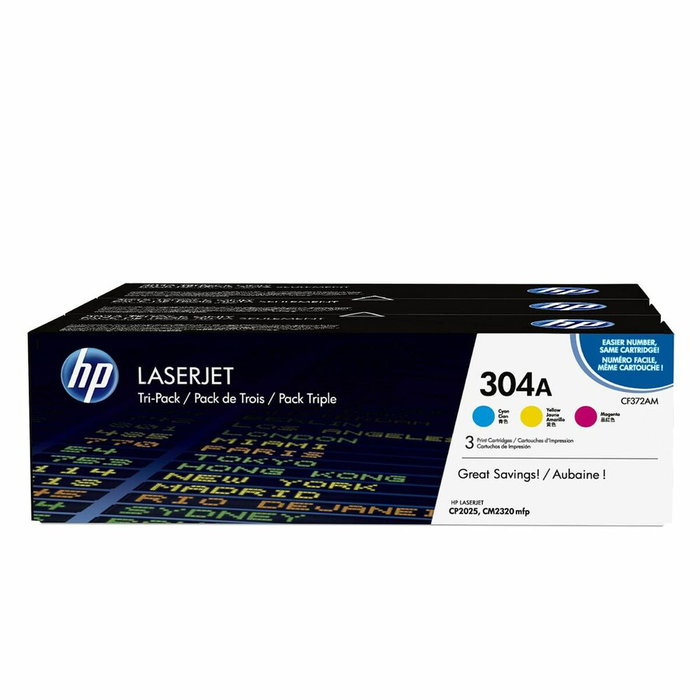 HP Multipack de Tóner 304A CF372AM C/M/Y