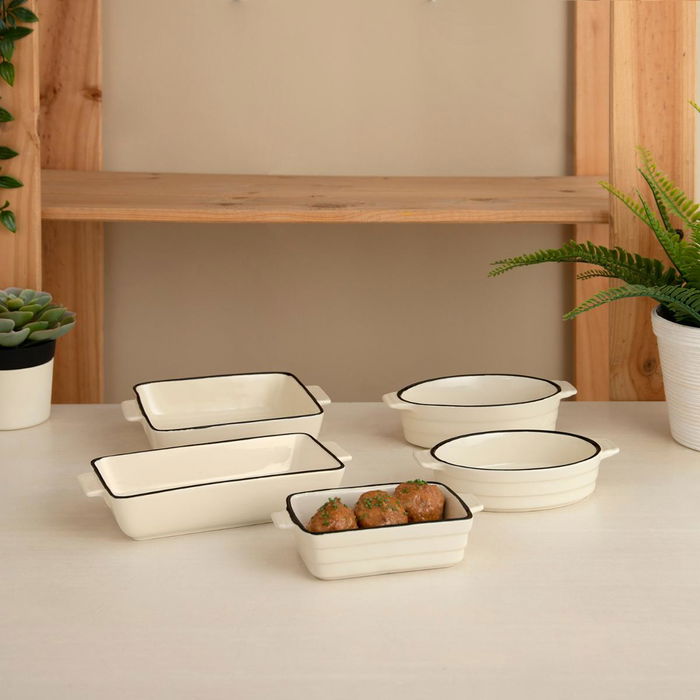 Cazuela Ovalada Gres Horno Cocco Quid 19x10,5x5 cm Cazuela Ovalada Gres Horno Cocco Quid 19x10,5x5 cm