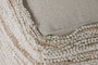 DKD Home Decor Reposapiés de Algodón y Yute Blanco y Natural