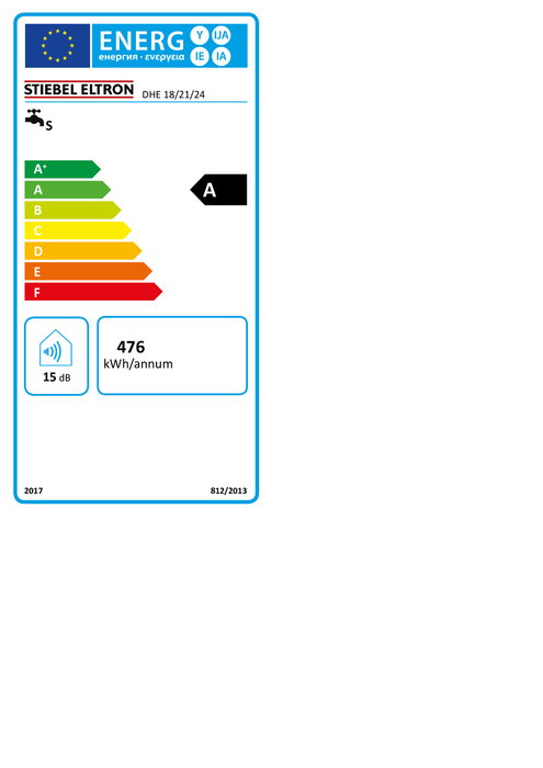 Stiebel Eltron DHE 18/21/24 Calentador Eléctrico Instantáneo Stiebel Eltron DHE 18/21/24 Calentador Eléctrico Instantáneo