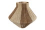 DKD Home Decor Pantalla Yute Metal 38x38x36 Natural