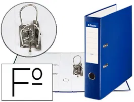 Esselte Archivador de palanca con Rado Azul, Lomo 75 mm, Tamaño Folio