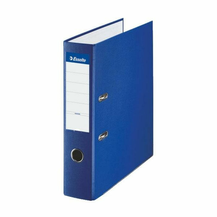 Esselte Archivador de palanca azul forrado lomo 75mm formato folio Esselte Archivador de palanca azul forrado lomo 75mm formato folio