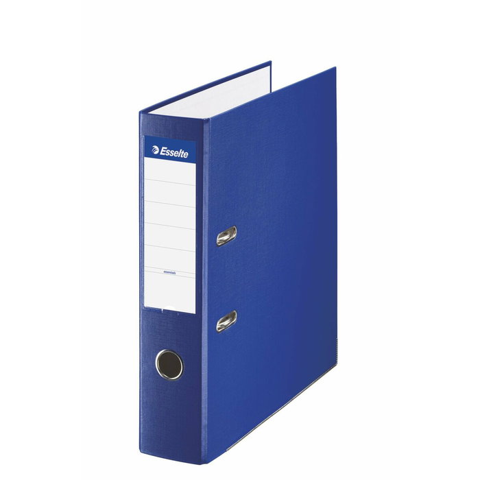 Esselte Archivador de palanca azul forrado lomo 75mm formato folio Esselte Archivador de palanca azul forrado lomo 75mm formato folio