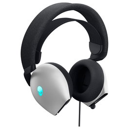 ALIENWARE AW520H Auriculares Gaming Alámbricos USB con Iluminación RGB, Blanco, Diadema, 20-40000 Hz, Micrófono Boom