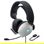 ALIENWARE AW520H Auriculares Gaming Alámbricos USB con Iluminación RGB, Blanco, Diadema, 20-40000 Hz, Micrófono Boom