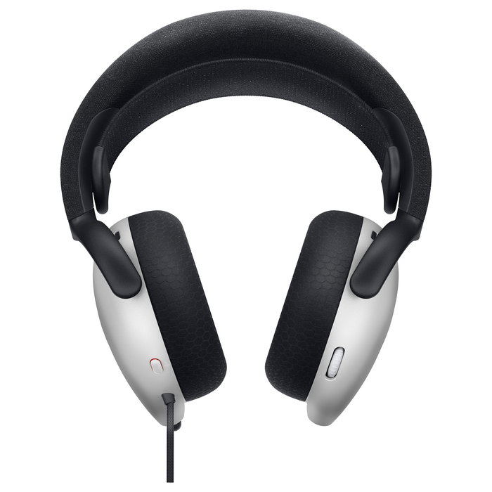 ALIENWARE AW520H Auriculares Gaming Alámbricos USB con Iluminación RGB, Blanco, Diadema, 20-40000 Hz, Micrófono Boom