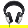 ALIENWARE AW520H Auriculares Gaming Alámbricos USB con Iluminación RGB, Blanco, Diadema, 20-40000 Hz, Micrófono Boom