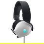ALIENWARE AW520H Auriculares Gaming Alámbricos USB con Iluminación RGB, Blanco, Diadema, 20-40000 Hz, Micrófono Boom
