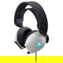 ALIENWARE AW520H Auriculares Gaming Alámbricos USB con Iluminación RGB, Blanco, Diadema, 20-40000 Hz, Micrófono Boom