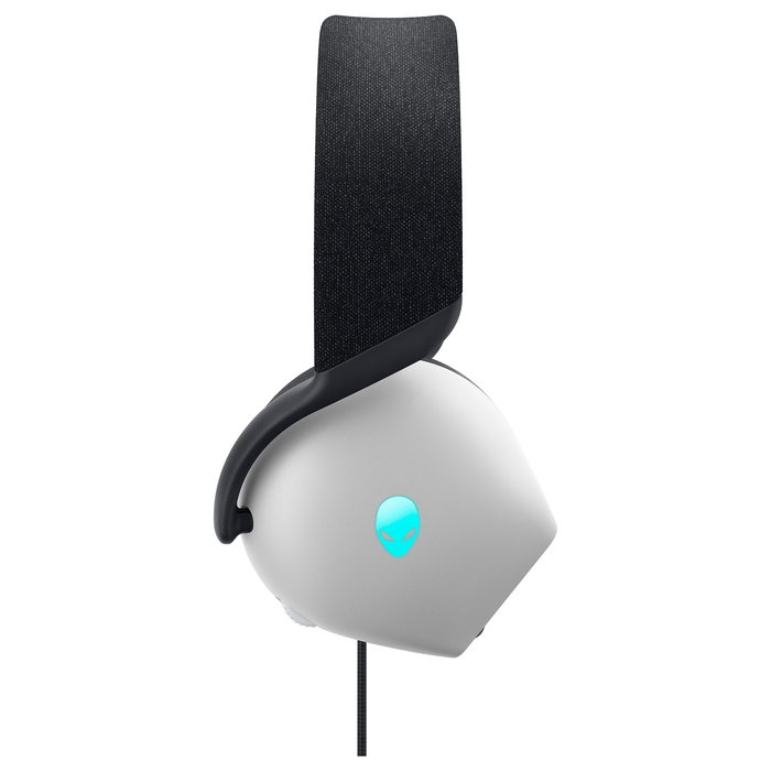 ALIENWARE AW520H Auriculares Gaming Alámbricos USB con Iluminación RGB, Blanco, Diadema, 20-40000 Hz, Micrófono Boom