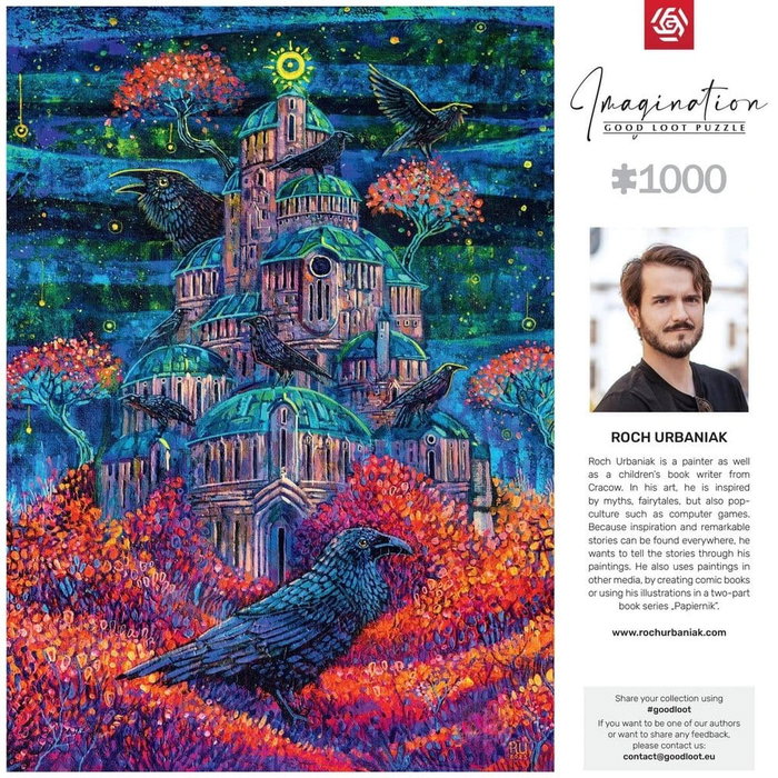 Puzzle Imagination Series Roch Urbaniak Twierdza Pani Kruków (1000 piezas)
