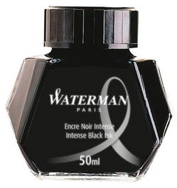 Tinta Estilografica Waterman Frasco 50 Ml. Negro