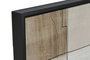 DKD Home Decor Cuadro Abstracto Urbano Beige y Negro en Lienzo y Terciopelo (Pack de 2 Unidades)