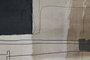 DKD Home Decor Cuadro Abstracto Urbano Beige y Negro en Lienzo y Terciopelo (Pack de 2 Unidades)