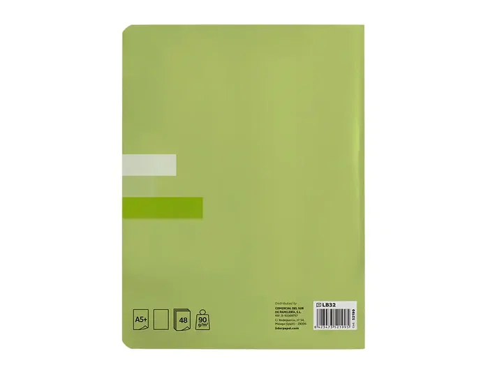 Liderpapel Scriptus A5 Plus Libreta de 48 hojas liso con margen
