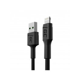 Green Cell KABGC24 Cable Lightning a USB A de 0,3 m Negro
